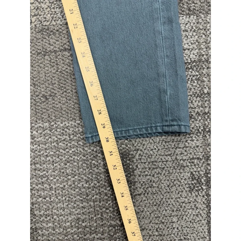 Levi's 501 Mens Original Fit Straight Leg Jeans Button Fly‎ Turquoise 29x30